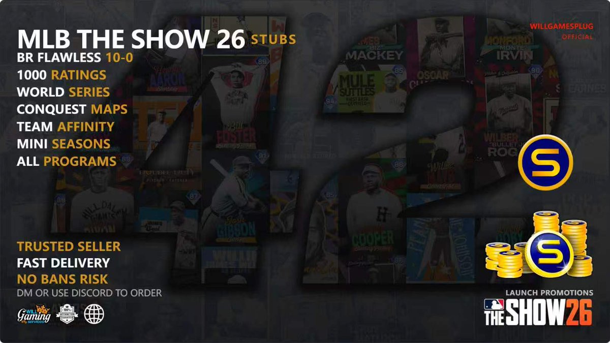 MLB The SHOW26 Stubs & BR Flawless |MUT &CUT Coins tweet media