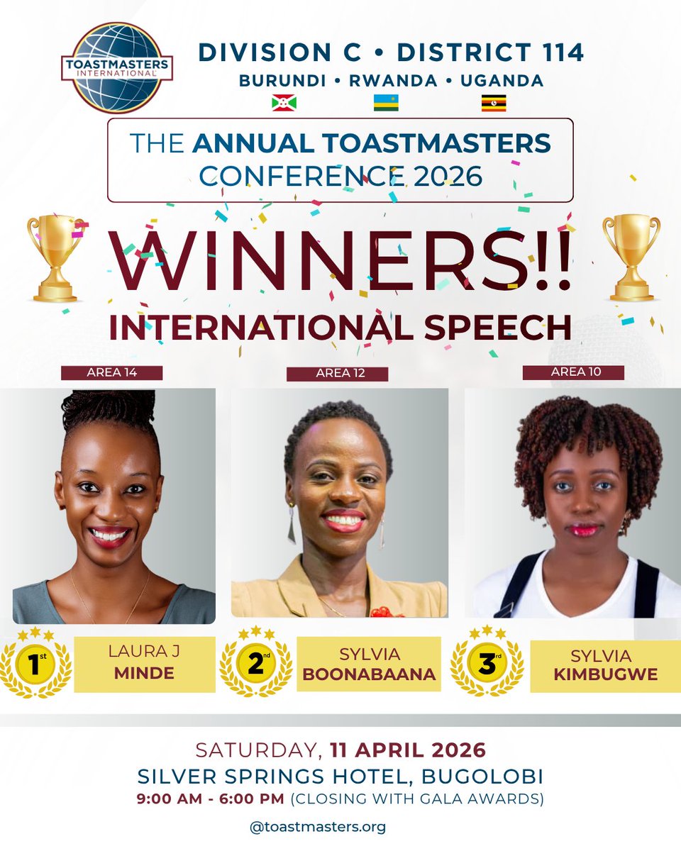 Toastmasters Uganda tweet media