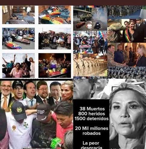 NOS GOBIERNAN POLÍTICOS 
NARCOS TERRORISTAS GOLPISTAS OPOSITORES ASESINOS ODIADORES DISCRIMINADORES RACISTAS SANGUINARIOS TRAMPOSOS 🤮🤮😡👇