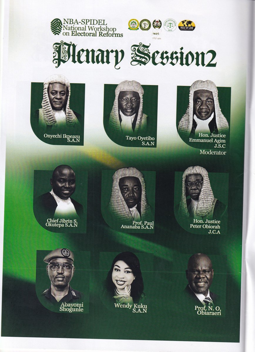 YomiShogunle's tweet photo. Let me bring it here 😄. I said this in my opening remarks at the Nigerian Bar Association Section on Public Interest and Development Law Workshop: I am very grateful to NBA-SPIDEL for the invitation to speak as a panellist at this highly significant gathering. It is a big honour to share this stage with distinguished Judges, esteemed Professors and respected Senior Advocates of Nigeria (SAN), and to share my expertise with this learned audience (Lawyers). 🙏 🇳🇬 #DrSho