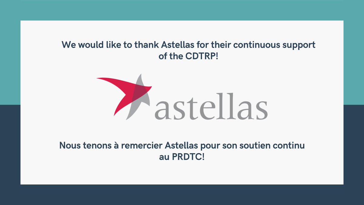 CNTRP's tweet photo. As we wrap up the 2025–2026 fiscal year, we would like to sincerely thank @AstellasUS  for their support of the CDTRP. Their sponsorship supported both the expansion of the CDTRP Patient Portal and our PFD forum.
Thank you for being part of our community. https://t.co/pOlQ5JL07H