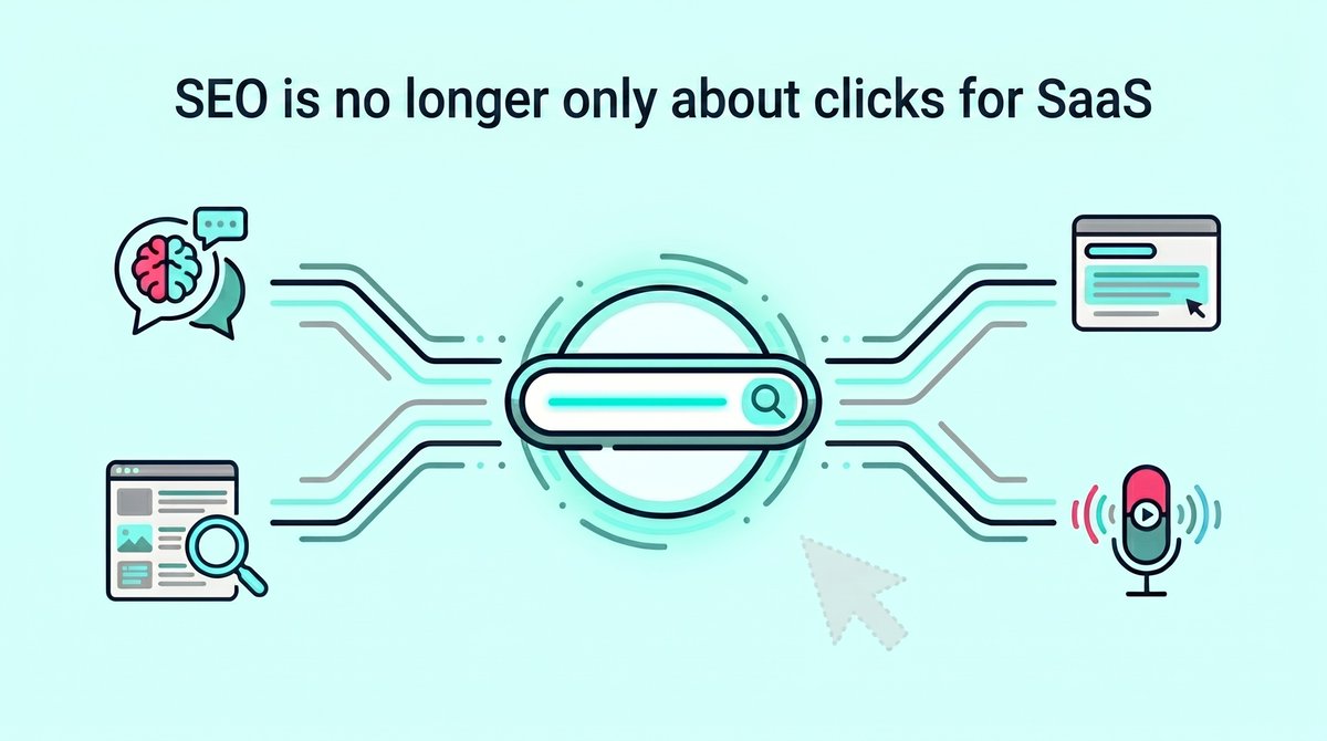 SEO for SaaS is not just about clicks anymore. 

Buyers now decide through AI answers, SERPs, and comparison results before landing on your site. 

Want the AI Visibility Readiness Checklist? 

Comment “Checklist” + follow + DM “AI Readiness Checklist”.