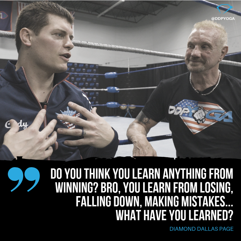 RealDDP's tweet image. There are times when we all fail...but what did you LEARN?

#OwnYourLife @DDPYoga