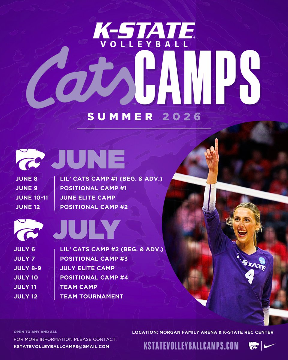 K-State Volleyball tweet media