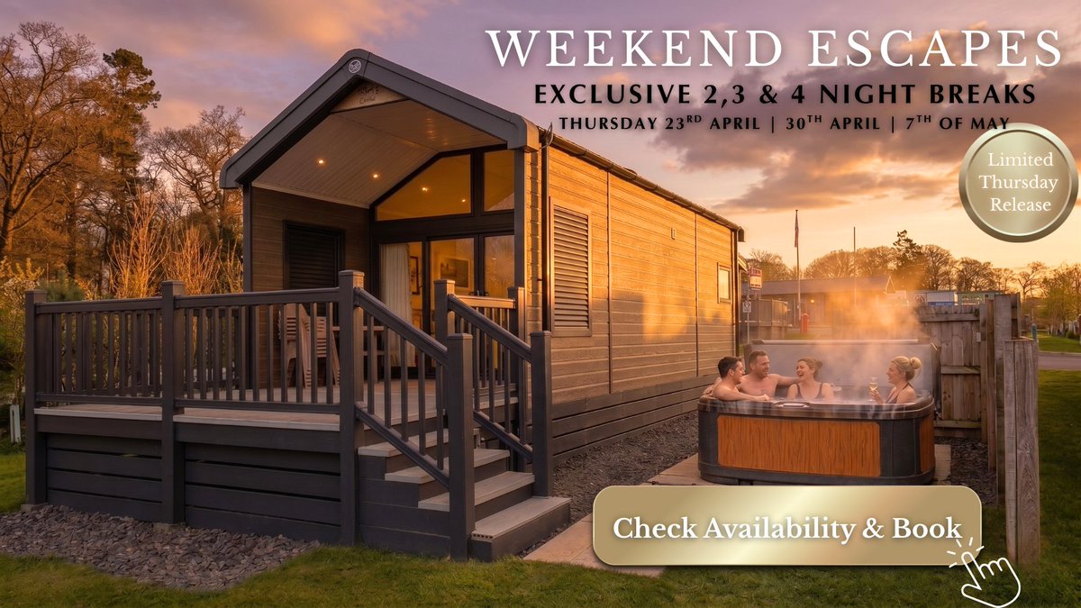 Coldstream_HP's tweet photo. Exclusive Thursday &amp; Sunday Check In: 23rd, 30th April &amp; 7th of May! Plus free bottle of Fizz with code Find out more 🥂 - https://t.co/oHGiVmOSiU
#coldstreamholidaypark #weekend #holidays #shortbreak #scottishborders #edinburgh #newcastleupontyne https://t.co/CRbXIvhe9Y