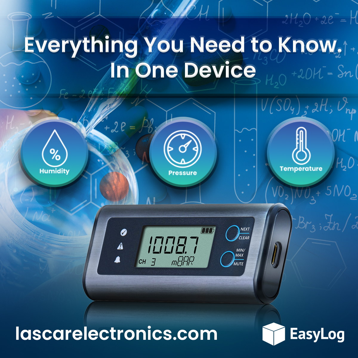 The EL-SIE-6+ monitors:

✔ Temperature
✔ Humidity
✔ Pressure

All in one compact, display-enabled device with cloud connectivity. 

That’s a stronger solution and a stronger story for distributors.

👉Learn more:hubs.ly/Q04ckTb40