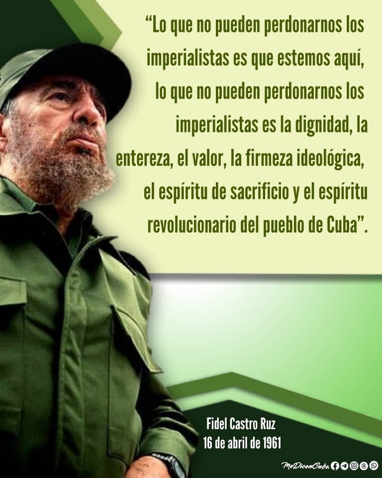 TeresaBoue's tweet photo. Y el enemigo histórico de la Revolución no ha podido superar aquello que dijo #100AñosConFidel que hayamos hecho una #Revolución Socialista en sus narices, ¡la hicimos y la defenderemos!
#MujeresEnRevolución
#GirónEsHoy https://t.co/PEZVBC46Qv