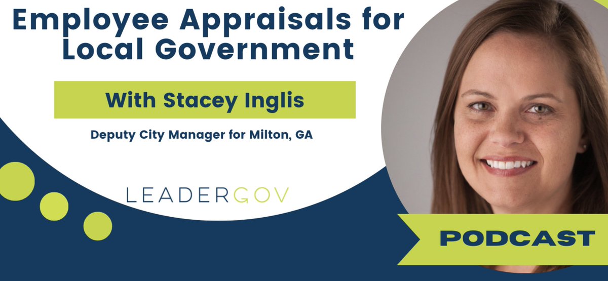 LeaderGov's tweet photo. Most performance reviews miss the mark—but they don’t have to.
In our podcast, Stacey Inglis shares how her city reimagined employee evaluations to make them more meaningful, practical, and impactful.
https://t.co/YaQvdN52Qp https://t.co/Bz8tygV1qA