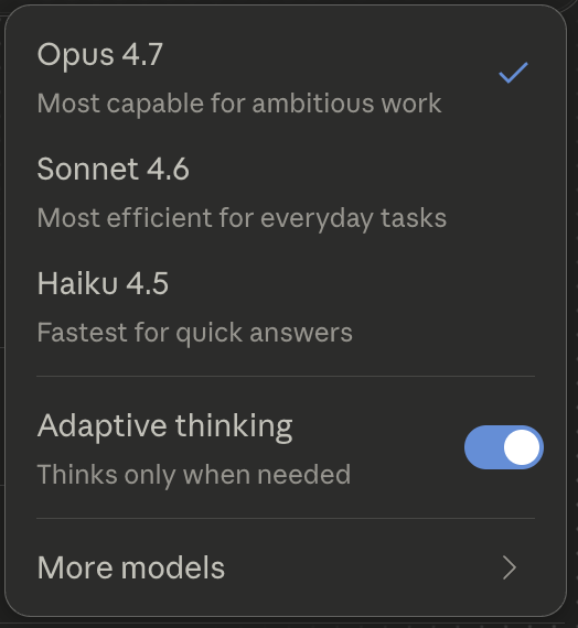 tomdmeredith's tweet photo. I'm seeing it in the desktop claude app as well.

But, it's not in Claude code yet. https://t.co/mLzZOMbHux