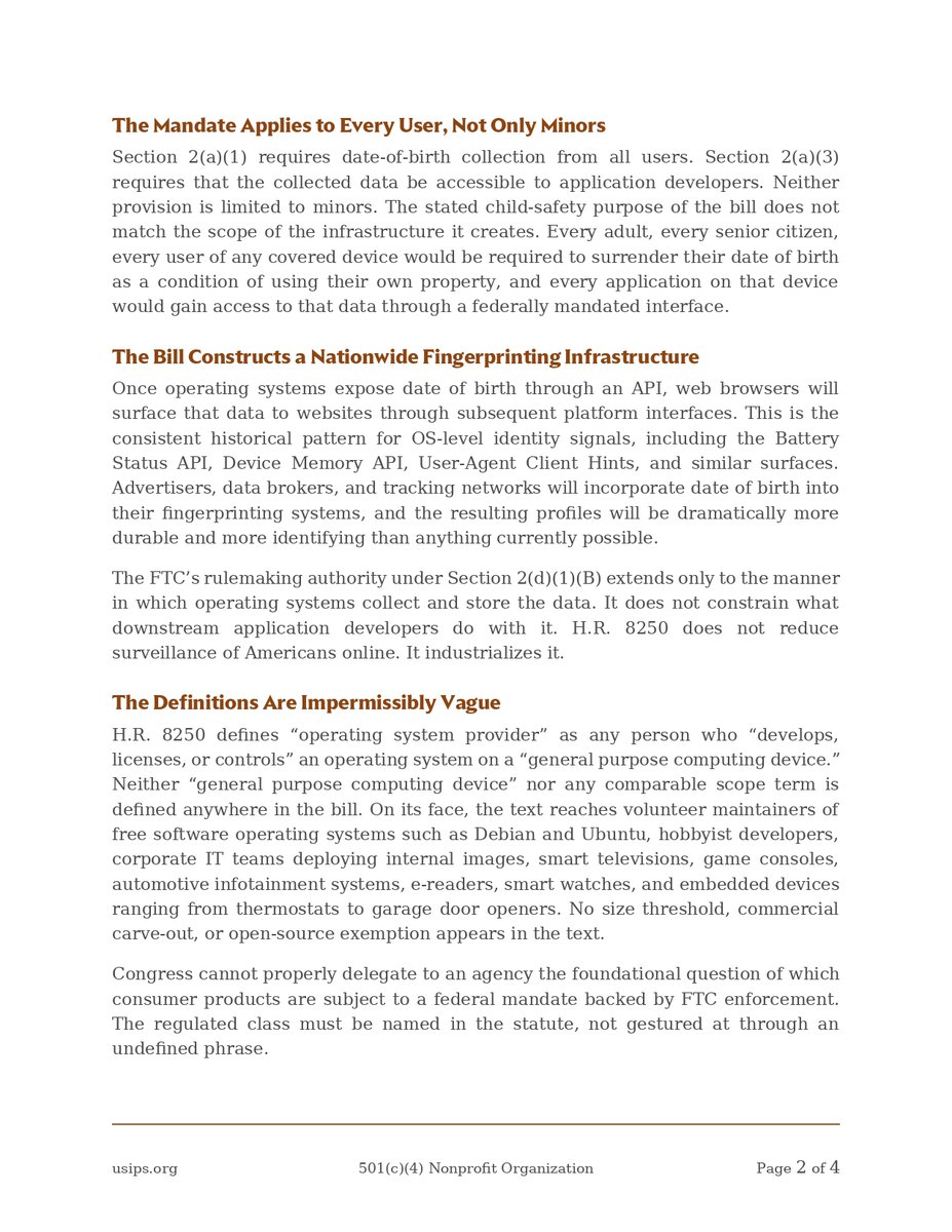 U.S. Internet Preservation Society tweet media