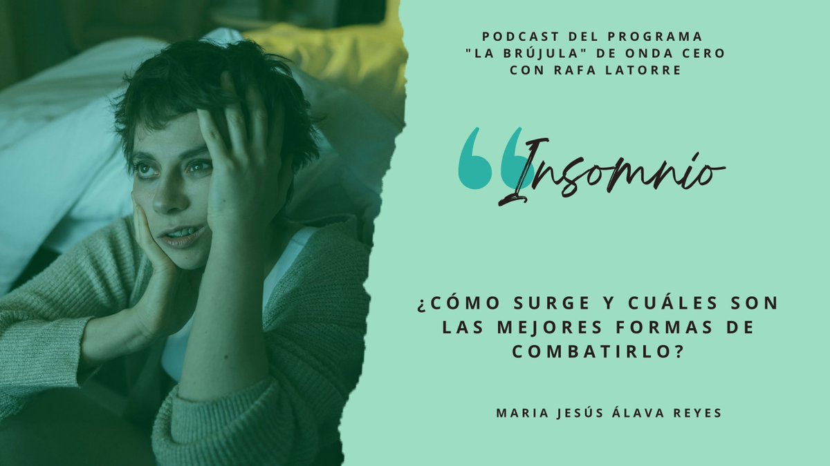🌙 Insomnio: ¿por qué aparece y cómo podemos combatirlo?
En su intervención en La Brújula de Onda Cero, <a href="/mjalavareyes/">Mª Jesús Álava Reyes</a>  aborda una realidad cada vez más frecuente: la dificultad para dormir bien. El insomnio no aparece “porque sí”
Escúchalo👉 youtu.be/Nsb4lQtCObk?si…