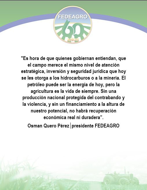FEDEAGRODIGITAL's tweet photo. Ante la dinámica actual del sector primario, los productores y gremios agropecuarios ratificamos que la estabilidad del sistema agroalimentario depende de la atención inmediata a los desafíos estructurales que afectan la operatividad del campo venezolano. https://t.co/TMBJPeJP5L