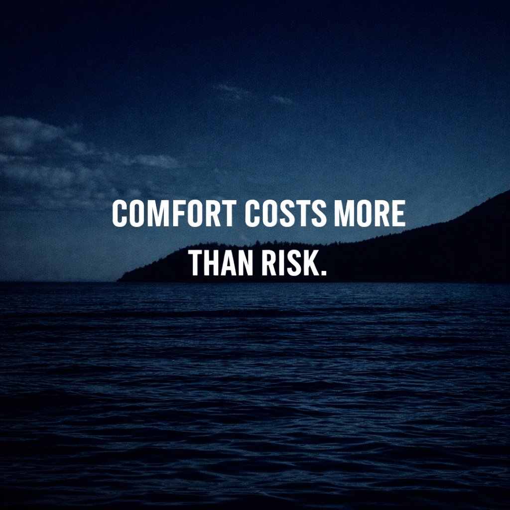 FStuvek's tweet image. The longer you stay comfortable, the more expensive it gets