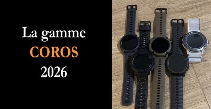 Performance vs outdoor 
Petite vs grosse
Avec ou sans carto
Quelle montre GPS COROS choisir dans cette gamme ?
youtu.be/lxygGCXf5ZU