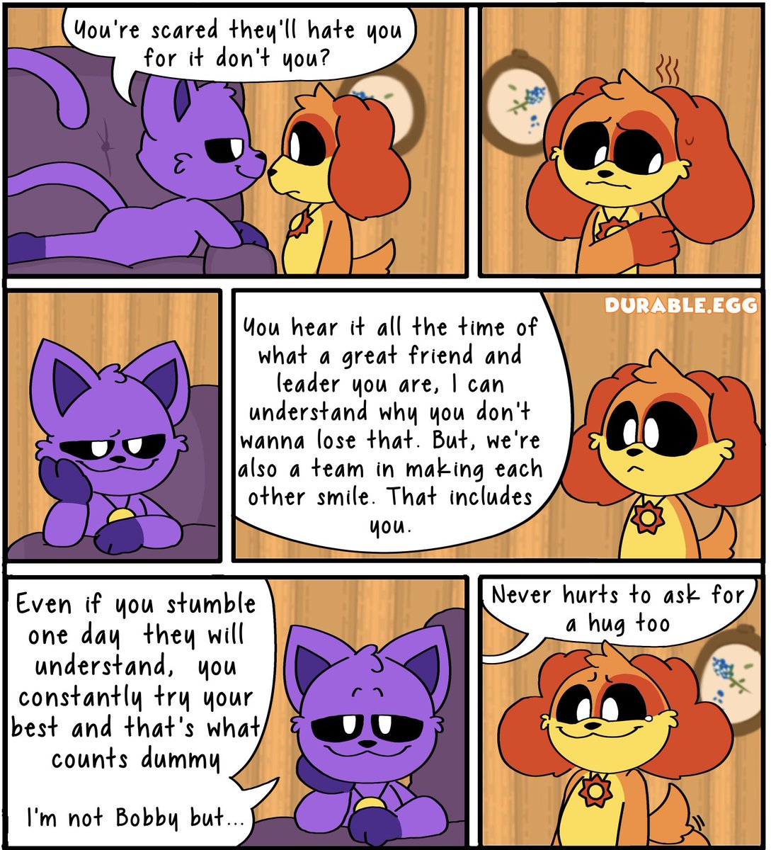 Doggy Doubt (2/3) #SmilingCritters #dogday #catnap #comic