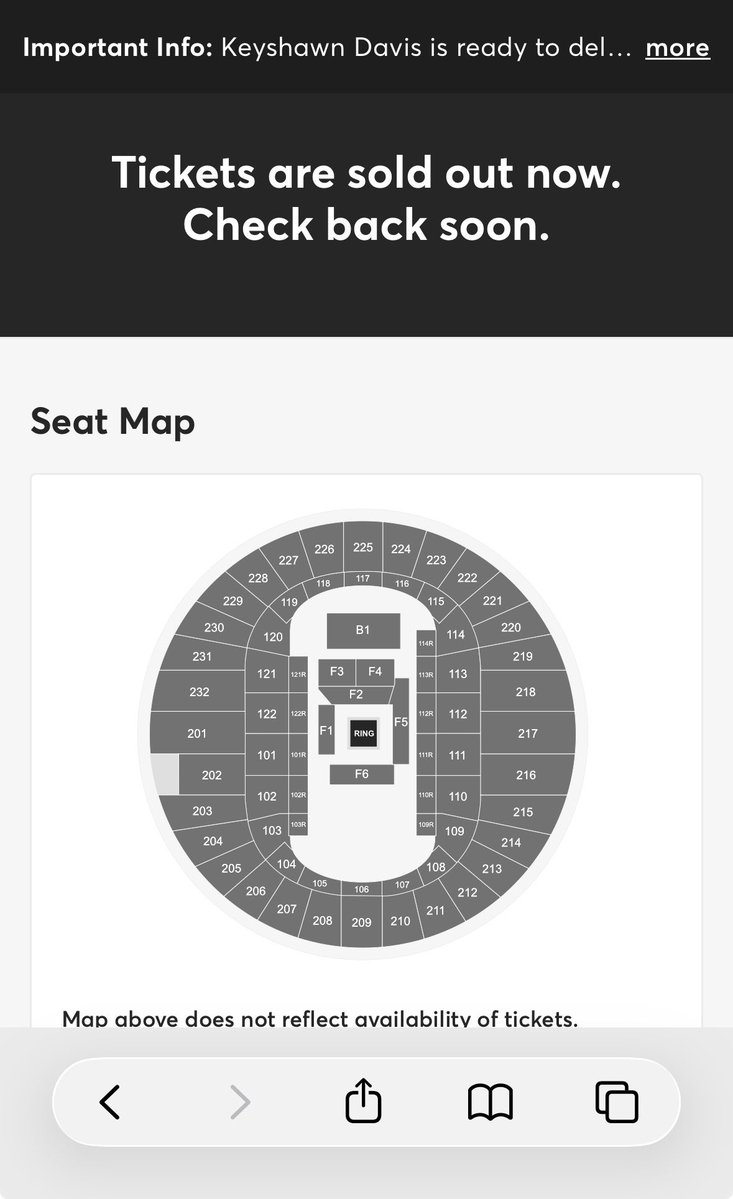 BrunchBoxing's tweet image. ‼️
📰 News

Initial ticket offerings for Keyshawn Davis vs. Nahir Albright 2 are SOLD OUT!

#BrunchBoxing