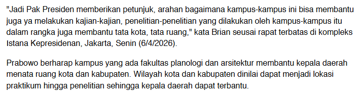 stravenues's tweet photo. Sekolah perencanaan membantu perencanaan di kotanya tempat dia berada bukan hal yang baru. ITB pasti udah banyak ngasih kajian buat Bandung, ITS ke Surabaya juga sama, UB ke Malang juga udah banyak penelitian, dll.

Tapi, kenapa sekolah perencanaan dan visi perencanaan itu mismatch karena dua pihak (pemerintah dan akademisi) ga nyambung. Pemerintah sering ga mendengarkan ahli, meanwhile akademisi/sekolah perencaaan banyak yang kurikulumnya ga terupdate dan seringkali terlalu berbelit dan akhirnya kompetensinya dipertanyakan.