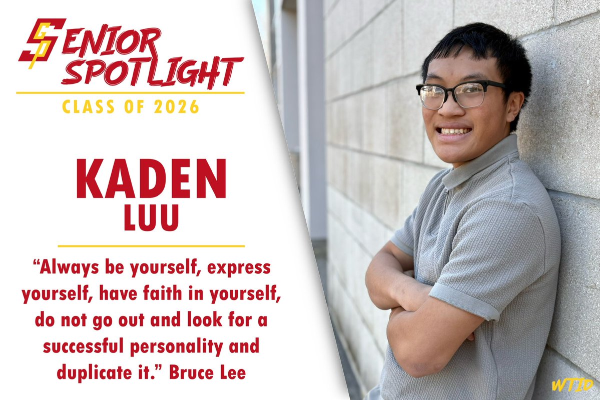 SGPBaseball's tweet image. SENIOR SPOTLIGHT

Manager
Kaden Luu

#wtid👌