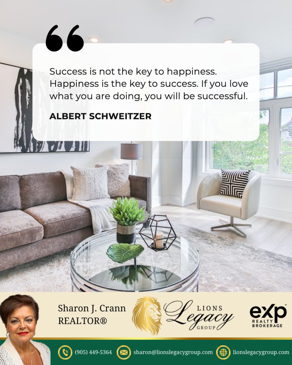sharoncrann's tweet image. Do more of what actually makes you happy. When you enjoy what you’re doing, everything else tends to fall into place. Find what feels right for you and lean into it—you’ll be surprised how far it can take you.

#realestate #realtor #toronto #durhamregion #house #buy #sell #EXP