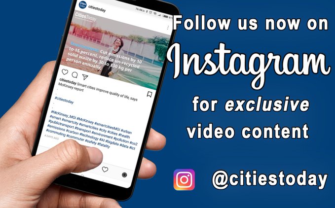 Cities_Today's tweet image. Find us on #instagram for exclusive #smartcity, #mobility and #sustainability content

Follow us now! 👉 instagram.com/citiestoday/ .