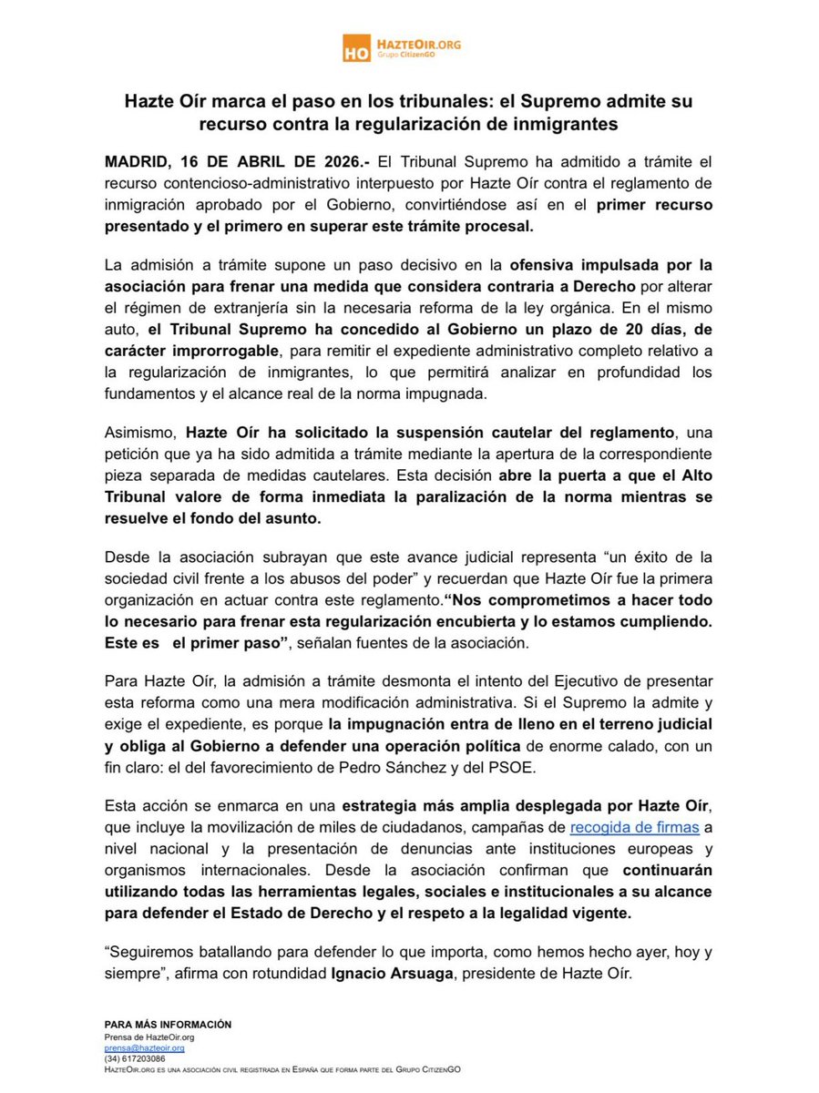 HazteOir.org tweet media