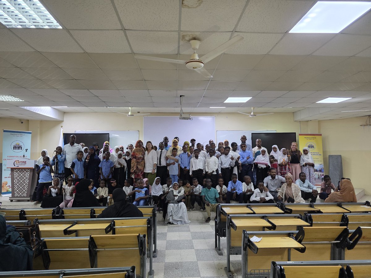 Rachel418616622's tweet photo. Hoy vivimos un día inolvidable en Djibouti 🌍✨
La educación especial da un paso histórico con el inicio de su formación inicial.
Nuestros niños brillaron con talento, alegría y superación en cada presentación.
Seguimos construyendo inclusión, amor y oportunidades para todos. 💙 https://t.co/WZAqVoaYom