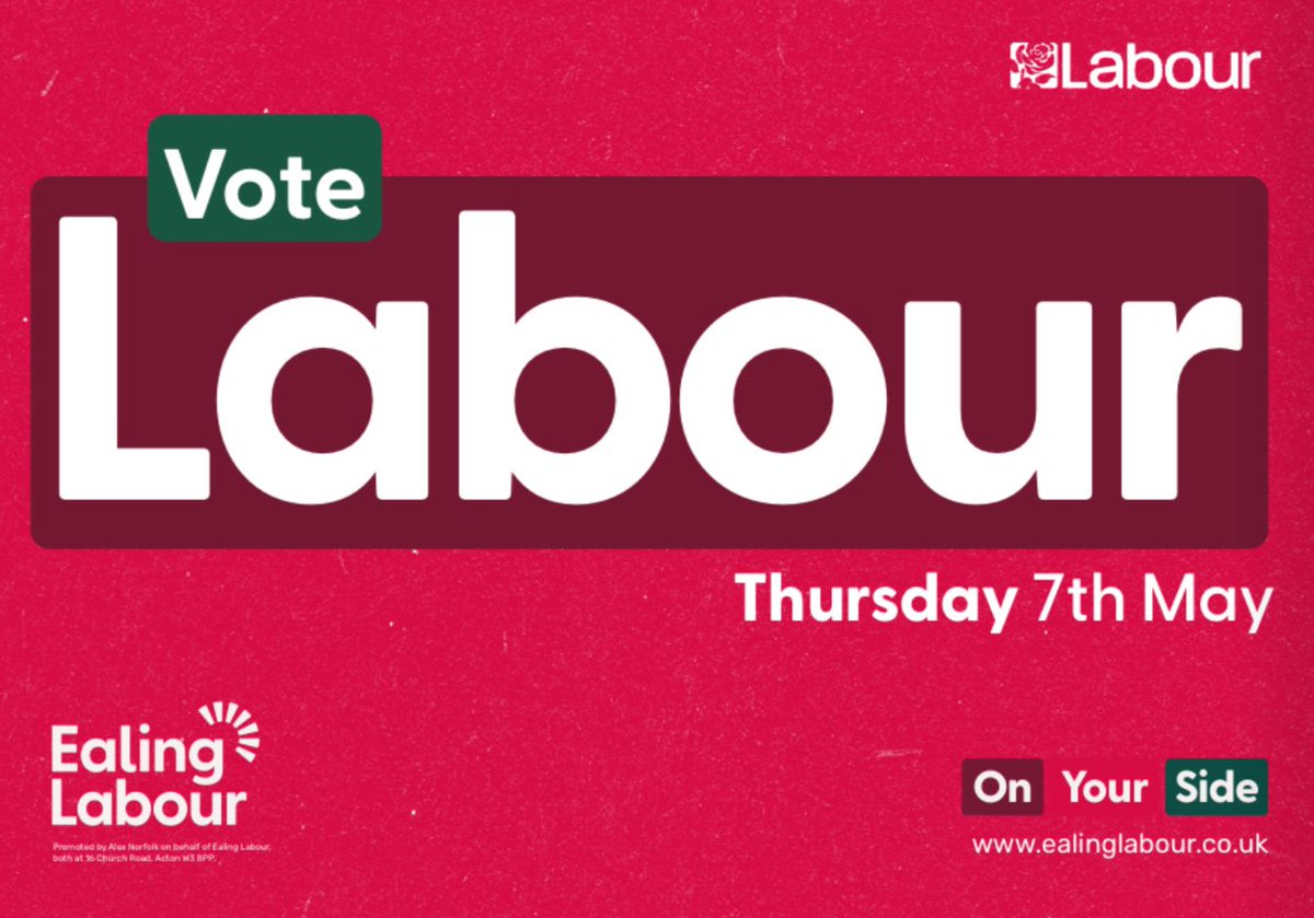 Ealing Labour tweet media