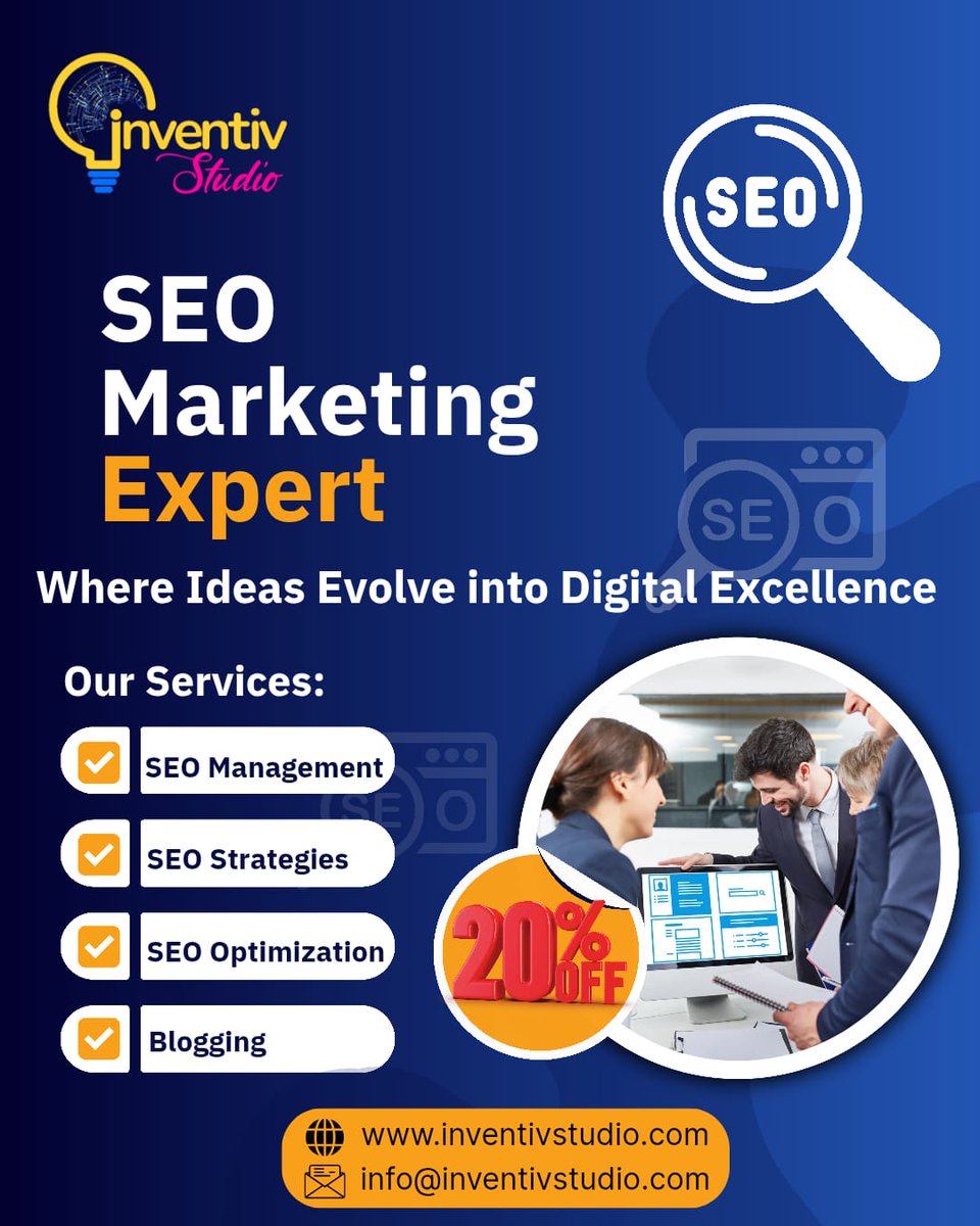 InventivTechno's tweet image. Where ideas evolve into digital excellence. That's what happens when SEO stops being a checklist and starts being a strategy.  SEO turns small sparks into consistent, scalable growth.

#SEOMarketingExpert #DigitalExcellence #SEOStrategy #SEOManagement #SEOOptimization