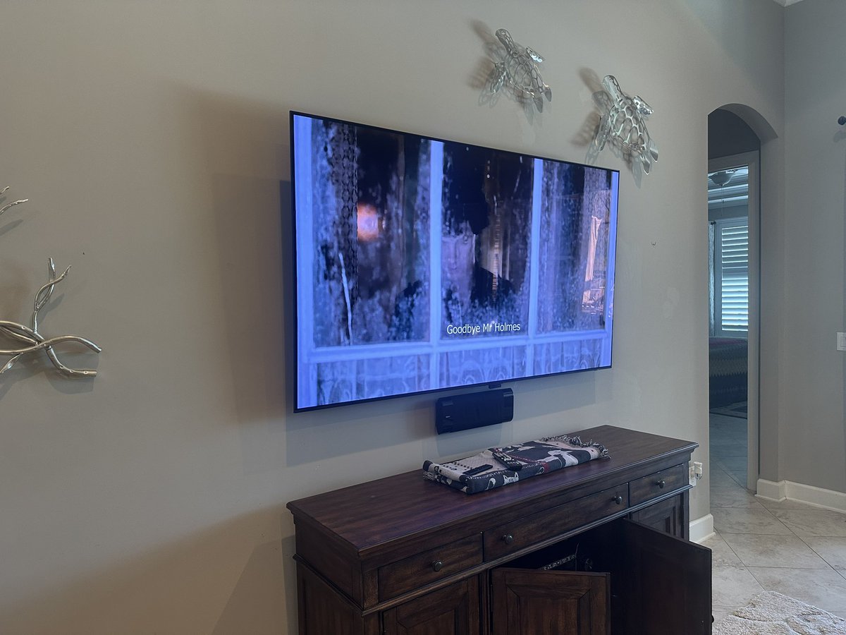 MrHomeGuy's tweet photo. St Augustine  - TV installation at the King and the Bear in world golf. Great look, ready to watch the golf channel. Schedule your install today at https://t.co/1R4MtwIqoZ. https://t.co/8MgD7zaaFG