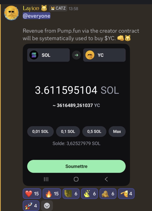 Yellowcatz_'s tweet photo. With @Yellowcatz_  Revenue works for the community.

All @Pumpfun creator contract earnings are being systematically used to buy $YC.

No noise. Just execution.

Every trade. Every cycle.
More pressure on the supply.

👊🐱 This is how you build real momentum.

You’re either early… or you’re watching it happen.

#YC #YellowCatz