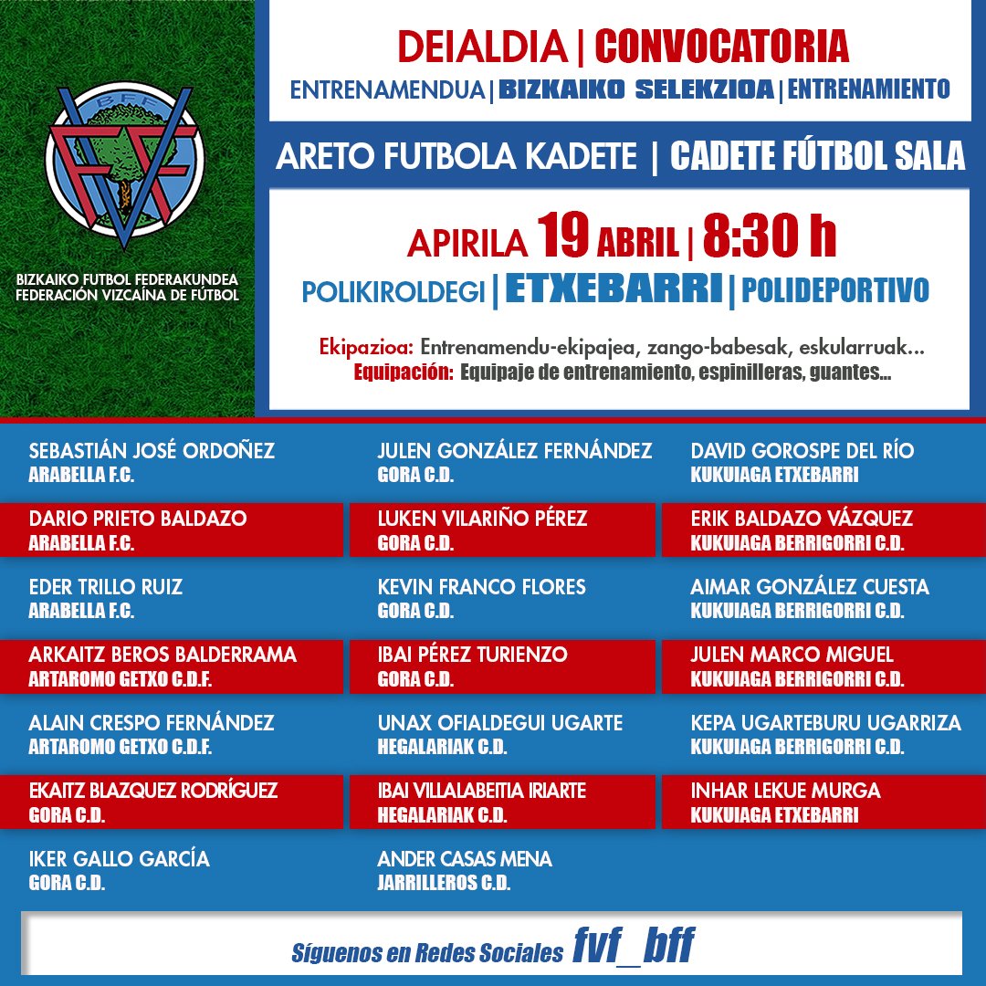 Federación Vizcaína de Fútbol tweet media