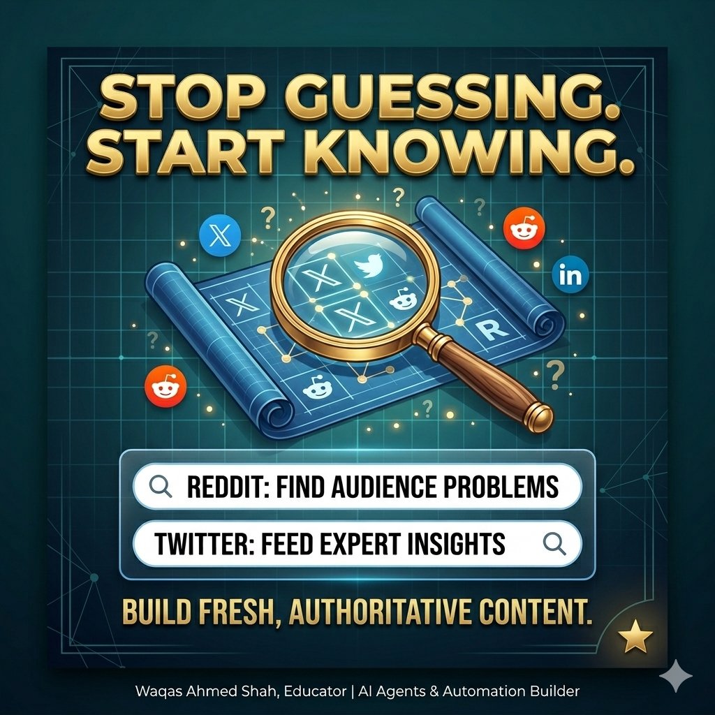 Waqasshahduk's tweet image. Day 10 🚀

Content ideas don’t come from creativity alone—they come from smart research.

Reddit + experts = endless ideas.

Master research, stay relevant.

#Day10 #ContentCreation #AI