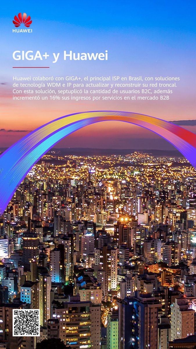HuaweiEntLac's tweet image. Brasil acelera su transformación digital con Giga+ Fibra + Huawei 🚀

Más fibra, menor latencia y conectividad sin límites para hogares y empresas.

El futuro digital ya está en marcha.

#DigitalTransformation #Fiber #Huawei #Brasil