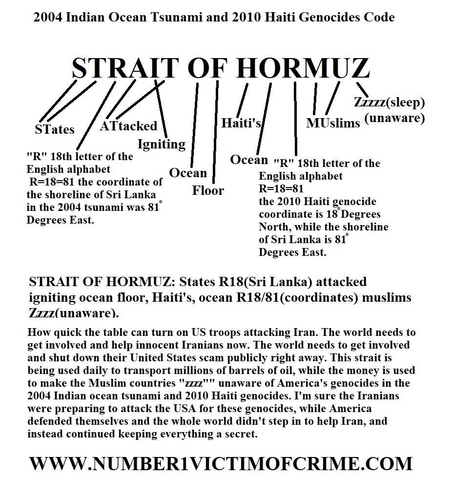Fresh: Strait of Hormuz code to help drive US troops away from Iran. You all have to help.