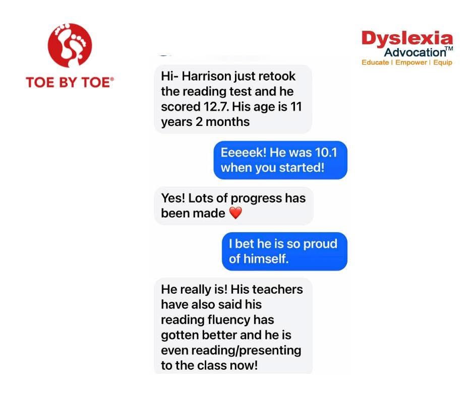 toebytoe's tweet photo. Receiving feedback like this means the world to us. Harrison is now two-thirds of the way through Toe by Toe and has not only transformed his reading skills, but - most importantly - his confidence.

Well done to everyone involved in this life-changing project. ❤️📕 https://t.co/WCGQPam5G7