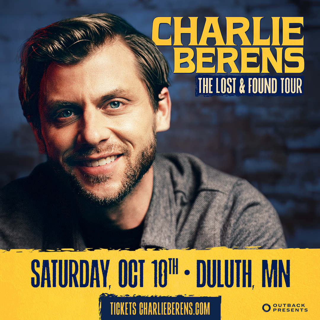 deccduluth's tweet photo. PRESALE HAPPENING NOW - Charlie Berens: The Lost &amp; Found Tour 🙌

Get early access tickets NOW until 10pm tonight (4/16).
Use code LOST

🎟️ - https://t.co/kHB8uNfP0m

Saturday, October 10 | DECC Symphony Hall
Presented by Outback Presents

More info here: https://t.co/p7Q9wlBQCe https://t.co/nPkNYua2Bh