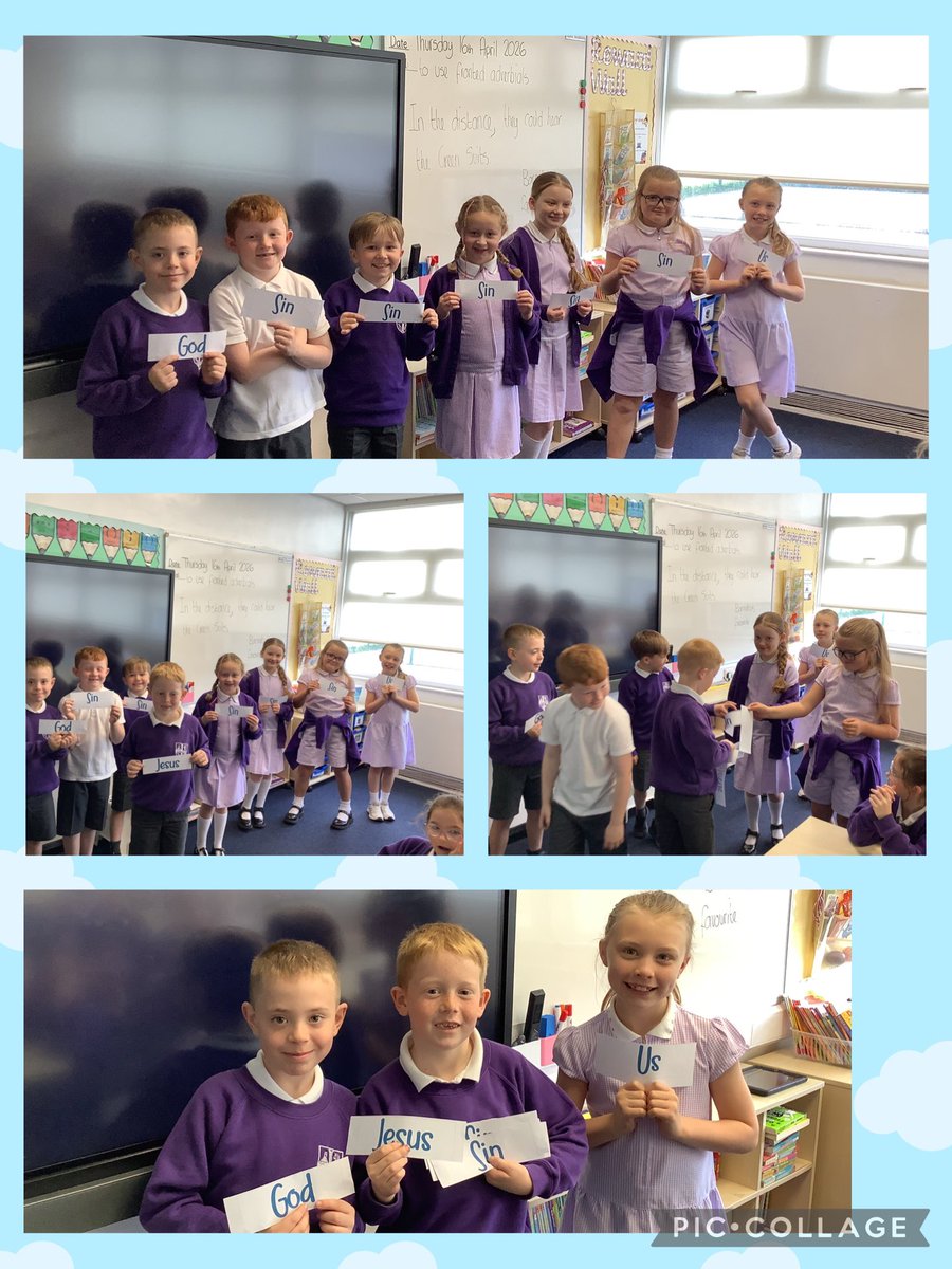 StBenedictYear3's tweet photo. After listening to the story of the Prodigal Son, we acted out this visual in RSHE to remind us that God always forgives us and that we need to show the same forgiveness to each other 🙂 https://t.co/ut5vOZ7AuC