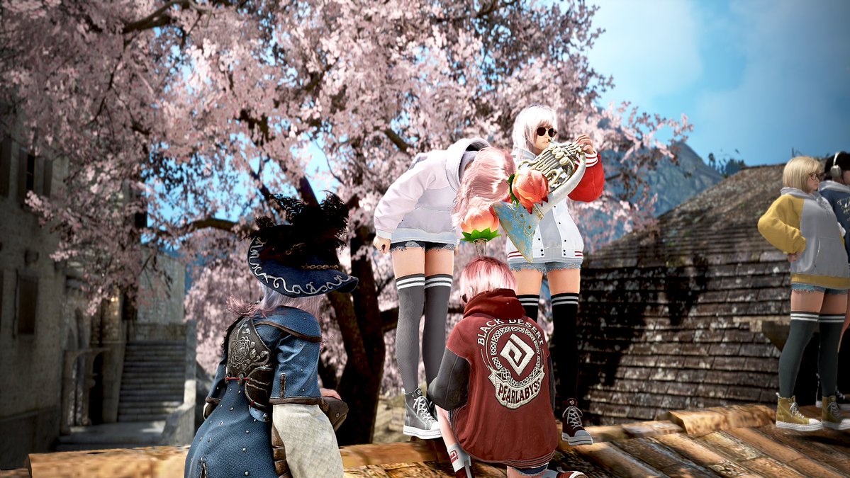 なんか吸ってた……合法ですか？

#黒い砂漠 #黒い砂漠PC