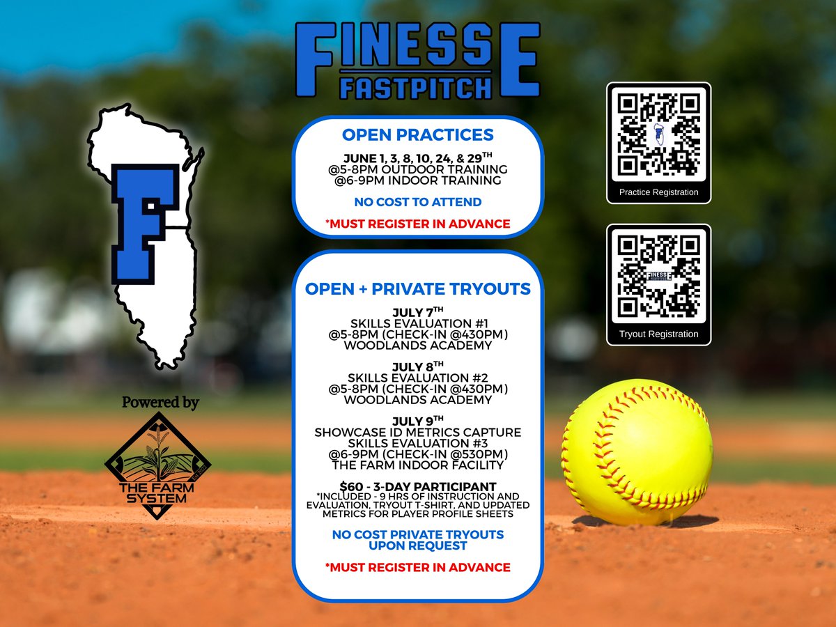 Finesse Fastpitch - Illinois & Wisconsin tweet media