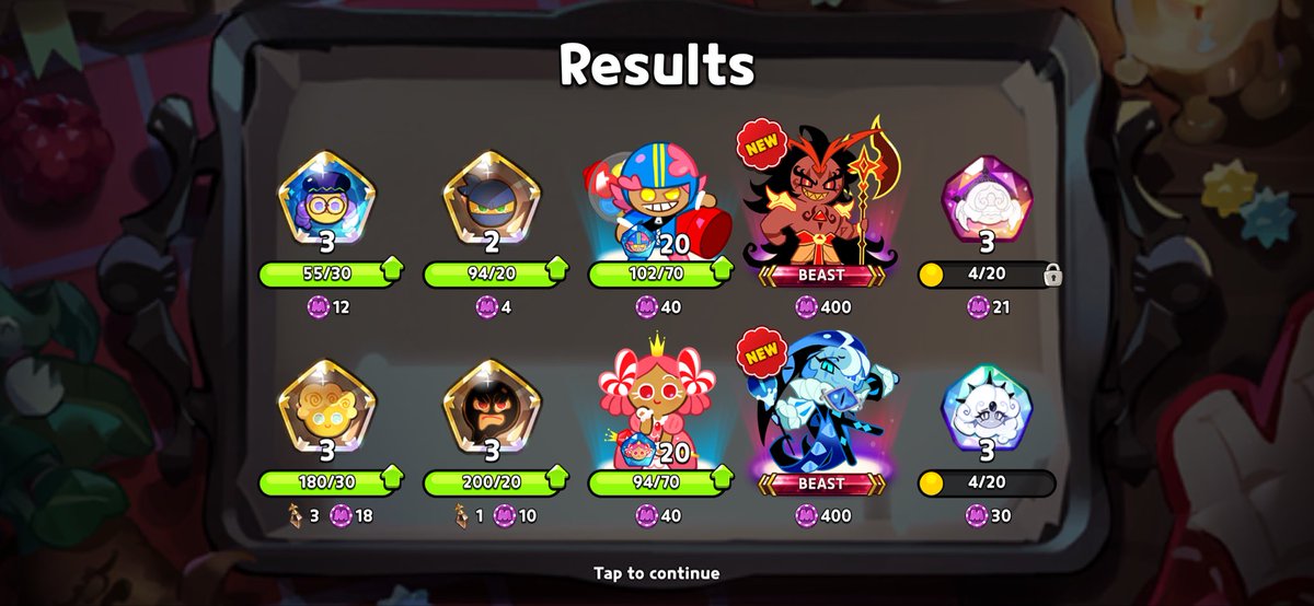Gabbichu's tweet photo. I just came back to this game, what are the odds #crkingdom #cookierun https://t.co/1icyB9oO5A