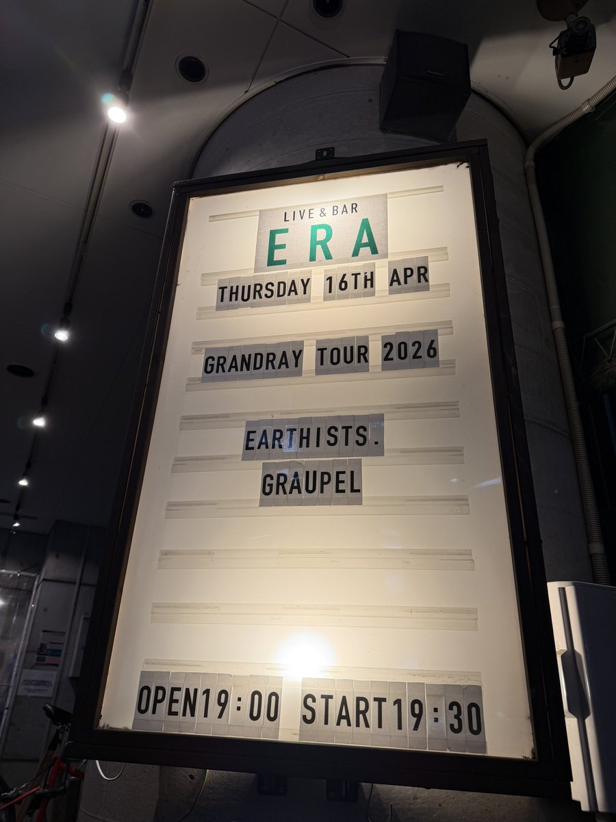 ARI_icontinew's tweet image. 今日はリハの後に超楽しみにしてたライブ見てきた！🤩
最高！！！！！

#Earthists. 
#Graupel
