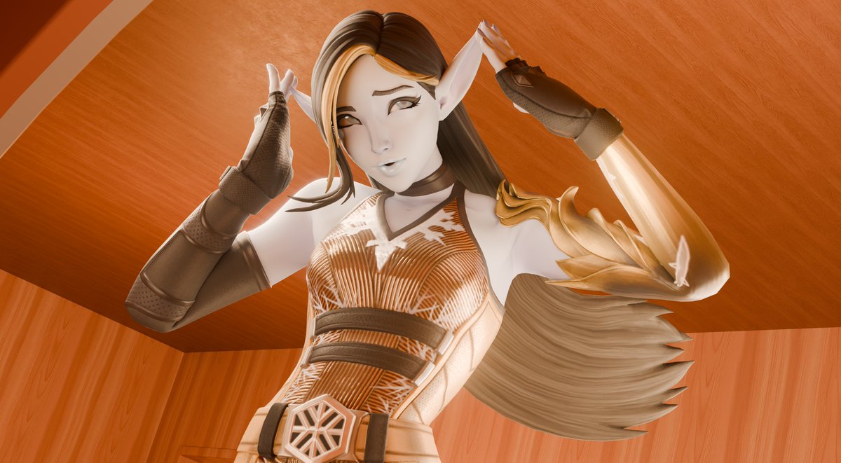 Lady windfrost finally got her new elf ears!!
#Fortnite #FortniteArt