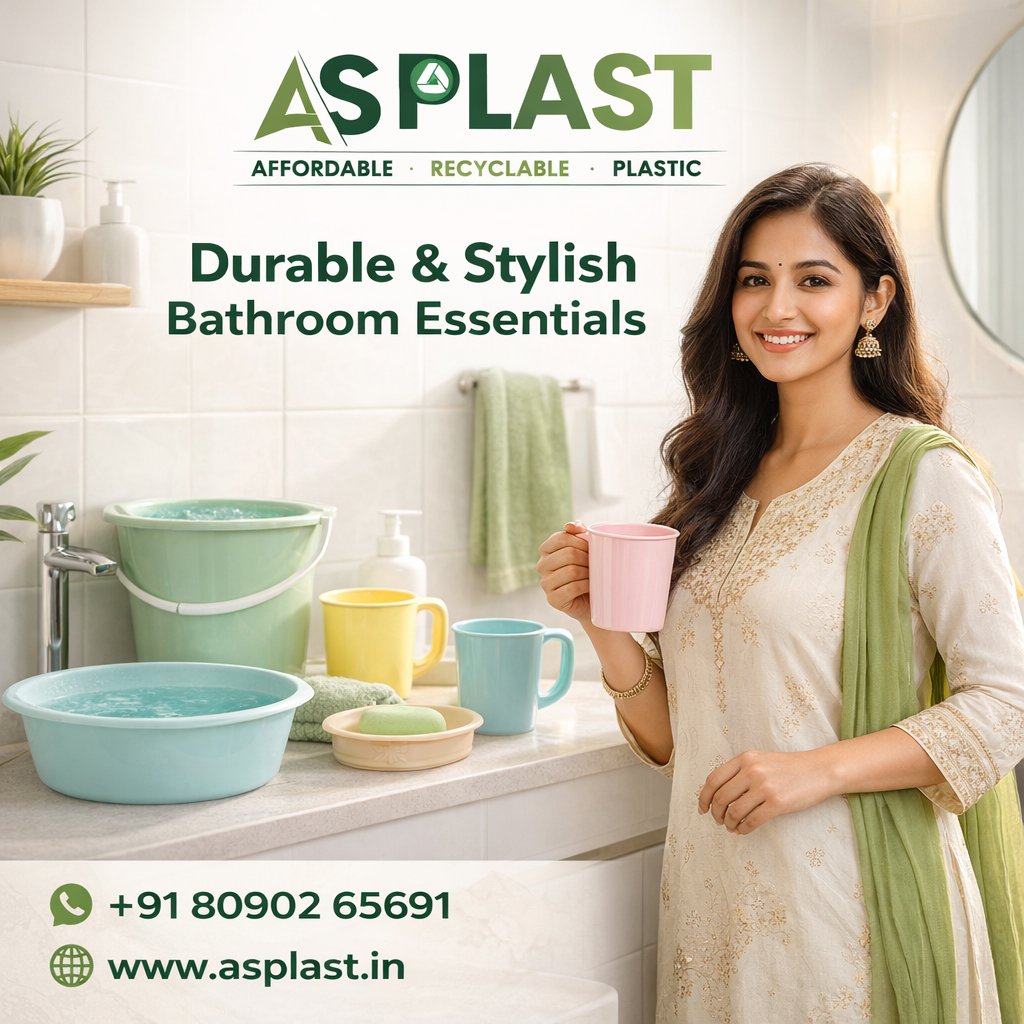 asplastindia's tweet image. Make your bathroom smarter with durable &amp;amp; stylish essentials from AS Plast.
Affordable, recyclable &amp;amp; built to last.
🌐 asplast.in/product-catego…
📞 +91 80902 65691

#ASPlast #BathroomProducts #HomeUpgrade #PlasticEssentials