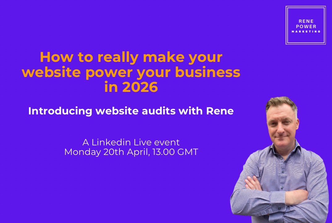 Dm for details. You’ll need to be logged into LinkedIn to register / join.

#b2bmarketing
#ukmanufacturing
#ukengineering