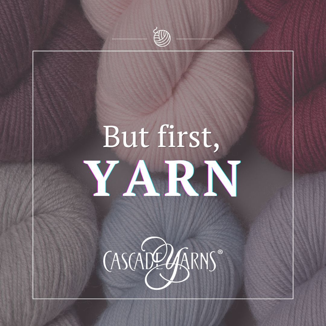 CascadeYarns's tweet image. ✨𝐇𝐚𝐩𝐩𝐲 𝐅𝐫𝐢𝐝𝐚𝐲 𝐄𝐯𝐞, 𝐲𝐚𝐫𝐧𝐢𝐞𝐬! Just a little reminder that you are absolutely 𝙘𝙧𝙖𝙛𝙩-𝙩𝙖𝙨𝙩𝙞𝙘.🤩 

#cascadeyarns #crafter #yarnlove