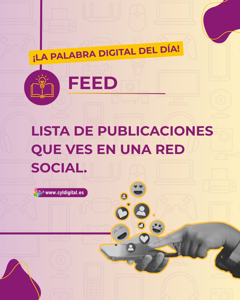 cyldigital's tweet image. 📱 Palabra digital del día: Feed

🔎 En él aparecen fotos, vídeos, noticias o mensajes, normalmente ordenados según tus intereses o la actividad más reciente.

👉Descubre formación digital en cyldigital.es

#Feed #RedesSociales #Tecnología #CulturaDigital