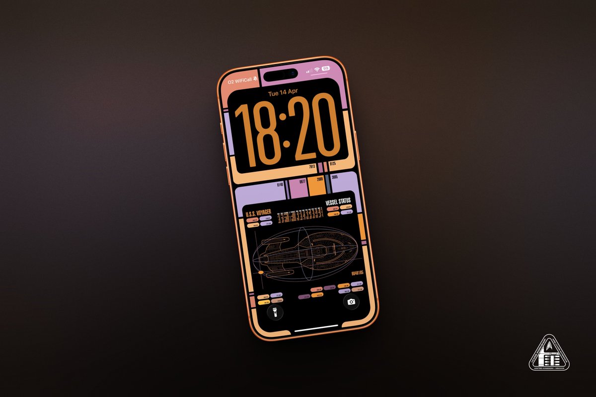 mikeoverton21's tweet image. New wallpaper drop 🚀

This weeks wallpaper is a voyager vessel status mobile wallpaper. Designed from the vesselt status screen seen throughout Voyager. 

Free download: lcarsworkshop.com 

#StarTrek #wallpaper #scifi