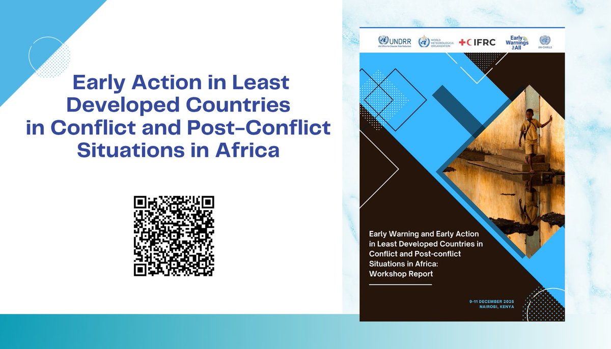 UNOHRLLS's tweet photo. As climate shocks intensify & vulnerabilities deepen, strengthening #MHEWS is essential to protecting lives, livelihoods & dev gains in #LDCs.
Today, @UNOHRLLS & partners held a webinar + launched a workshop report with key findings.
Read it here ➡️ https://t.co/EcWTfzXJyM https://t.co/tHA2D3AoP9