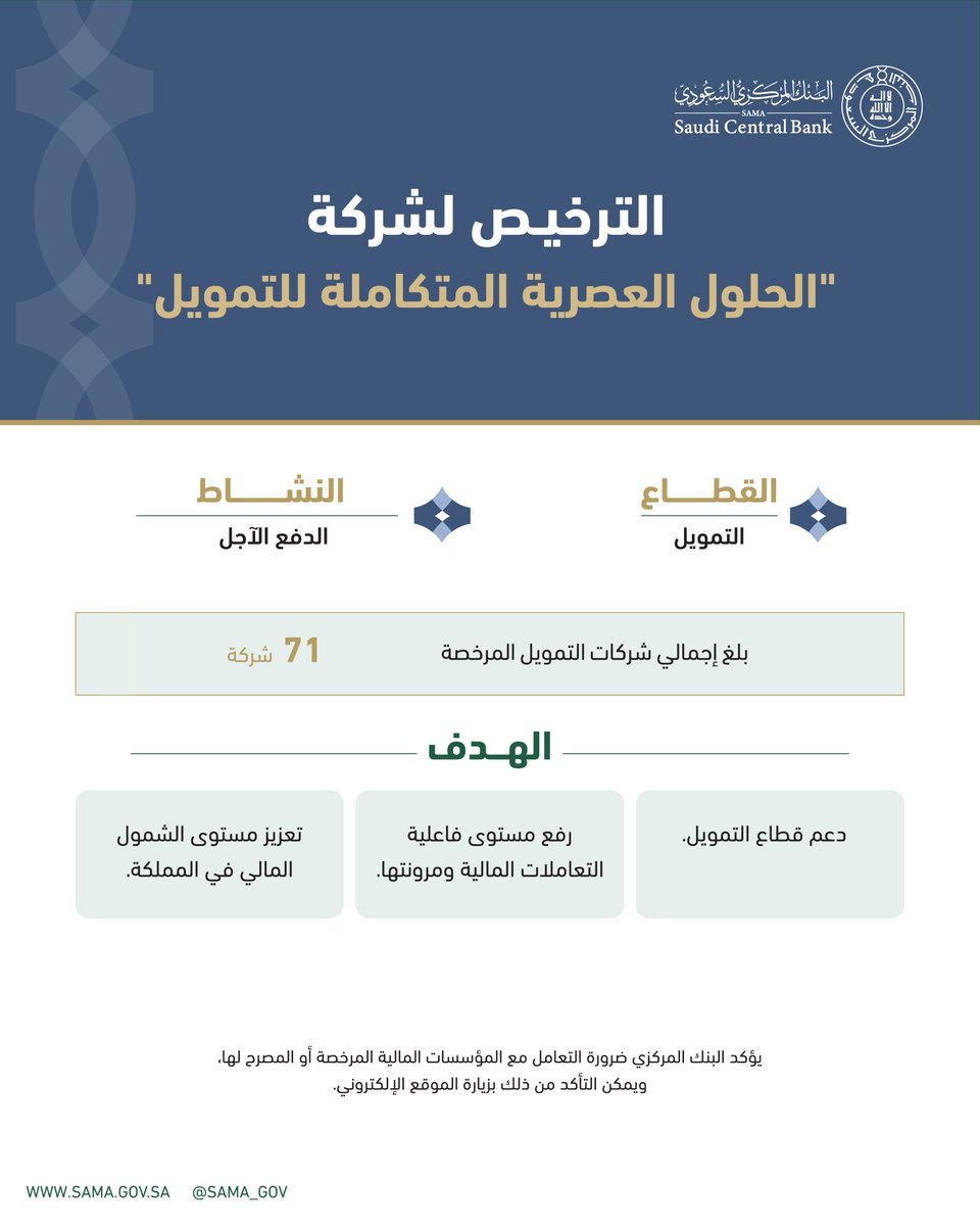 SAMA | البنك المركزي السعودي tweet media