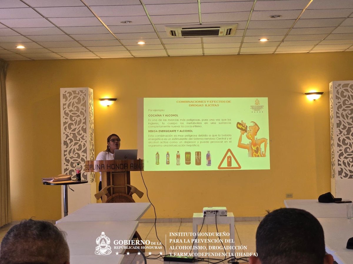 IHADFA's tweet photo. El Instituto Hondureño para la Prevención del Alcoholismo, Drogadicción y Farmacodependencia (IHADFA) desarrolló una jornada de sensibilización dirigida al personal, enfocada en la prevención del consumo de drogas lícitas e ilícitas.

Nuestra misión la prevención!
#IHADFA https://t.co/uB0OZY1xv2